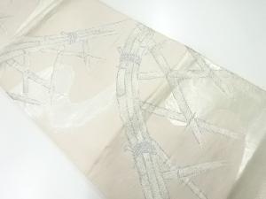 アンティーク　蛇籠模様織出し袋帯（材料）